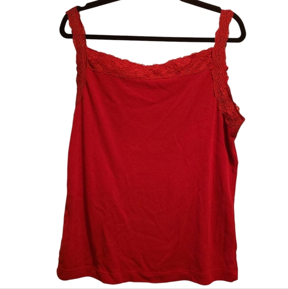 Denver Hayes lace trimmed cami XL - Picture 2 of 7